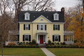 Selecting the right house paint makes all the difference. Yellow House Yellow House Exterior Exterior Paint Colors For House House Paint Exterior