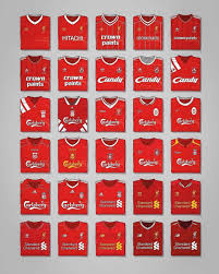 Liverpool football club have done it! Kits In The History Of Lfc