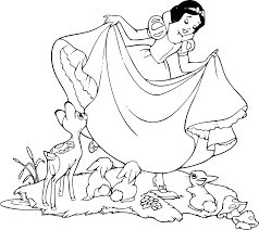 Ce dessin a ete mis a la disposition des internautes le 07 fevrier 2106. Coloriage Blanche Neige Dessin A Imprimer Sur Coloriages Info