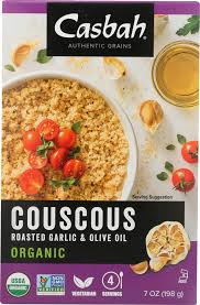Maybe you would like to learn more about one of these? Buy Casbah Organic Roasted Garlic Olive Oil Couscous 7 Oz Online Bulk Grains For Sale At Wholesale Prices Grocerybundles Com