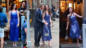 Anne Hathaway Swaps Out Cerulean Blue in 'The Devil Wears Prada 2'