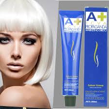 Generally, if more melanin is present, the color of the hair is darker; 100ml Hair Cream Hair Care Permanent White Gold Power Cream Fashion Hair Color Salon Hair Dye Hair Color Aliexpress