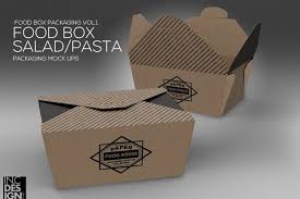 Food Box Packaging Mock Up By Inc Design Studio