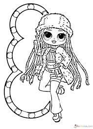 Coloring pages lol omg download or print for free. Lol Omg Coloring Pages Free Printable New Popular Dolls