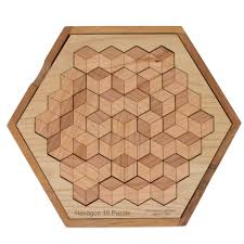 The solution is posted below. Hexagon 10 Puzzle Handmade Wooden Puzzle Crux Puzzles