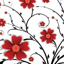 It's a cool design to use in cards invitations romantic or elegant promos or in whatever you want to give a nice style. Red Flower Floral Background Vector Graphics Free Vector In Encapsulated Postscript Eps Eps Vector Illustration Graphic Art Design Format Format For Free Download 764 75kb