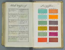 271 years before pantone an artist mixed and described