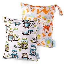 This swimsuit might not have the most colorful designs on our list, but it definitely has a fun and playful design. Wet Dry Bag Splice Cloth Diaper Wet Bags Waterproof Double Infant Stroller Travel Small Size Zipper Snap Handing For Swimwear Bathing Suit Baby Kids Reusable Giraffe And Owls