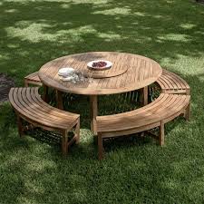 Buckingham Backless Set Westminster Teak In 2020 Round Outdoor Table Outdoor Picnic Tables Teak Patio Furniture