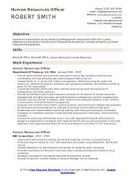 Human Resources Officer Resume Samples Qwikresume