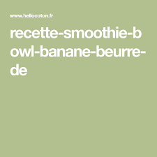 Recette Smoothie Bowl Banane Beurre De Smoothie Bowl Incoming Call Screenshot Incoming Call