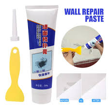 Best Seller WALL REPAIR PASTE | Waterproof Instant Repair Damage Wall Hole, Crack & Leakages | White Latex Paint Wall Mending Paste | Household Wall Repairing Cream | Easy Fast & Quick
