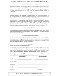 Find below customer service details of vfs global, including phone and email. Vfs Consent Form Fill Online Printable Fillable Blank Pdffiller