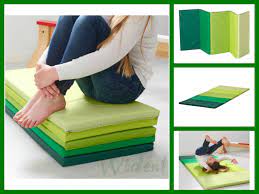 ikea plufsig folding gym mat green folding gym mat gym mats crash mat