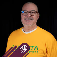 Swipe into the latest office transformation! 😎 We amped up the space with  vibrant brand colors, a slick custom reception desk, and a geometric light  wall. It's serving vibes for days. Big