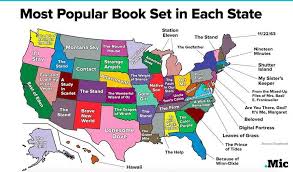 Publishersweekly The Most Popular Book Set In Each European Country Each U S State Source Read Most Popular Books Popular Books Most Popular Tv Shows