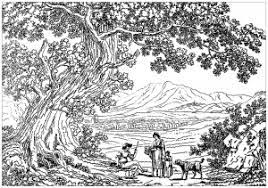 This collection includes mandalas, florals, and more. Landscapes Coloring Pages For Adults