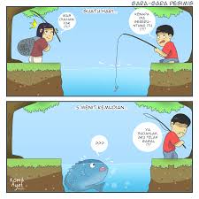 Ikan mas kartun animasi gambar png. Komikayat Komik Ilustrasi Ikan