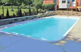 16 x 40 x 8'6 deep. Sun Pools Catalina Option 14 X 32 Fiberglass Pool Houses Pool Outdoor