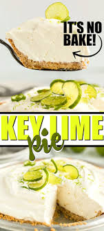 Simple And No Bake This Old Fashioned Key Lime Pie Recipe Comes Together In A Snap And Boasts Award Winning T Keylime Pie Recipe Lime Recipes Key Lime Recipes