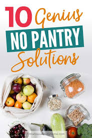 Custom shelving in a nook. 10 Cheap No Pantry Solutions For Kitchens With Little Storage