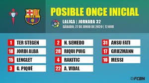 Sigue el día a día del celta con faro de vigo. The Possible Lineups Of Celta De Vigo Fc Barcelona Of Laliga