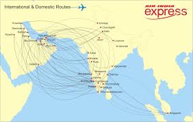 express route map and schedule air india express