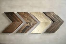 Set Of 4 Small Wood Chevron Arrows Wood Arrows Wall Art Chevron Home Decor Modern Wood Chevron Arrows Rustic Wood Chevron Home Decor Wood Home Decor Decor