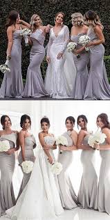 Country Grey Satin Grey Bridesmai Dresses Elegant Spring Long Wedding Party Dresses Elega Mermaid Bridesmaid Dresses Grey Bridesmaid Dresses Bridesmaid Dresses
