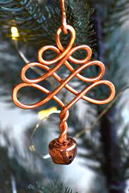 Color size add to cart: Celtic Knot Ornament Christmas Tree Farmhouse Christmas Etsy Christmas Ornaments Christmas Tree Ornaments Farmhouse Christmas Tree