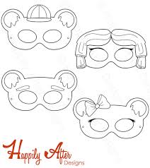 Check spelling or type a new query. Goldilocks And The Three Bears Printable Coloring Masks Happily After Designs
