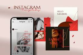 Malicca Instagram Template In 2020 Instagram Template Instagram Promotion Instagram Post Template