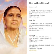 DEATH ANNOUNCEMENTS IN OUR COMMUNITY