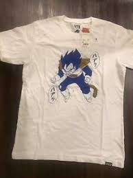 Following the 'weekly shonen' and the makoto shinkai collections, uniqlo continues its anime hype train with a tease of its upcoming dragon ball z lineup. Uniqlo X Dbz Vegeta Jump 50th Sz M Japan Exclusive 100 Authentic Ebay