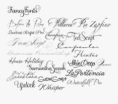 Calligraphy still exists as an art form if you consider designing fonts an artistic endeavor. Clip Art Fancy Word Fonts Best Script Font Tattoo Free Transparent Clipart Clipartkey