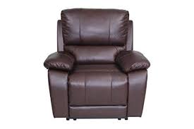 Viva Home Classic And Traditional Top Grain Leather Sofa Recliner Chair With Overstuff Armrestheadrest Top Grain Leather Sofa Leather Sofa Italian Leather Sofa