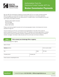 10 years ago behind the couch? Fillable Online Broker Commission Payments Massachusetts Health Connector Fax Email Print Pdffiller
