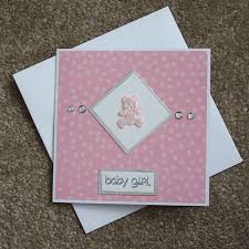 The tutorial will show you step by step how to do that and how to finish the card. Handmade New Baby Card Image Only More Kids Birthday Cards Baby Cards Handmade Baby Cards
