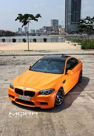 Matte Orange Bmw F10 M5 S On Morr Wheels Bmw Orange Car Bmw Accessories