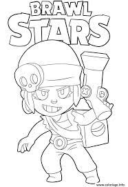 coloriage penny brawl stars dessin a imprimer de la trompette du cygne