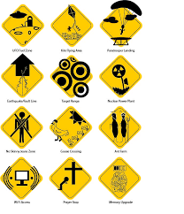 Street Sign Yellow Diamond Shape Funny Street Signs Signs Diamond Shapes