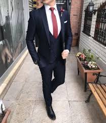 Terziademaltun Italyan Style Erkek Ceket Yelek Pantolon Lacivert Takim Elbise T2183 1 Takim Elbise Elbise Blazer Ceket