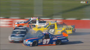 Nascar truck racing championship 2021 schedule. Nascar Camping World Truck Series 2018 Iowa Speedway Restart Crash Youtube