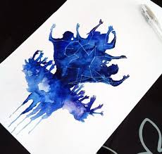 Exo Watercolor Fan Art Credit To Owner Exo Fan Art Art Exo Art