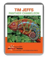 Tim Jeffs Panther Chameleon 100 Piece Jigsaw Puzzle