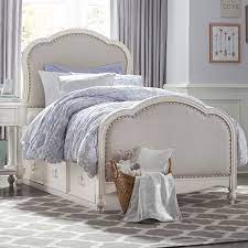 Ashley upholstered bed twin w/ storage sale $1198.99. Legacy Classic Kids Harmony Victoria Panel Twin Bed With Upholstered Tea Stain Woven Fabric With Underbed Storage Lindy S Furniture Company Upholstered Beds