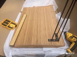 Bamboo And Steel Ikea Hilver Standing Desk Ikea Hackers Ikea Hackers Ikea Ikea Desk