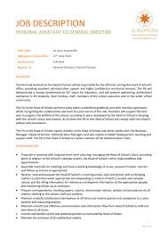 Personal assistant job description guide. If Personal Assistant 2 By Nobel Education Network Issuu