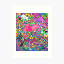 Maybe you would like to learn more about one of these? Trippy Wall Art Redbubble