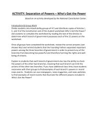 Civics worksheet a very big branch answers / a very big branch fillable activities pdf a very big branch name a cabinet departments use the word bank to fill in the missing words from the graphic course hero. Three Branches Scenarios